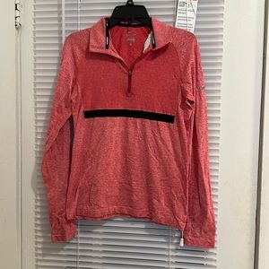 nike red pink halfzip pullover jacket!
